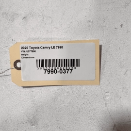 2018 - 2023 TOYOTA CAMRY REAR FLOOR PAN SUPPORT REINFORCEMENT BRACE BRACKET