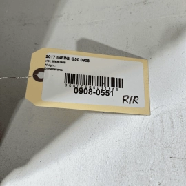 2017 - 2020 Infiniti Q50 Rear Right Passenger Side Sport Seat Upper Cushion