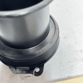 2017 - 2019 AUDI Q7 3.0L ENGINE AIR INTAKE TUBE HOSE  DUCT W/ SEAL RING OEM