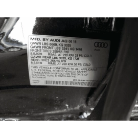 2017 - 2023 AUDI Q7 CABIN FRESH AIR INTAKE DUCT CHANNEL OEM