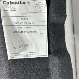 2017 - 2019 JAGUAR XE TRUNK INSULATION CARPET TRIM LINER COVER OEM