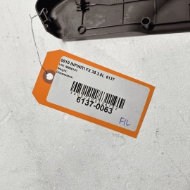 2009-2012 Infiniti FX35 FX50 Front Driver Seat Outer Track Rail Trim Cover 