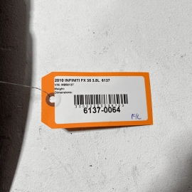 2009 - 2010 INFINITI FX-35 FX35 Front Left Driver Seat Back Panel Cover Tri