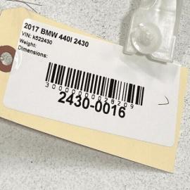 2017-2020 BMW M440i F32 F82 LEFT DRIVER SIDE UPPER B PILLAR PANEL TRIM OEM 2017-2020 BMW M440i F32 F82 LEFT DRIVER SIDE UPPER B PILLAR PANEL TRIM OEM