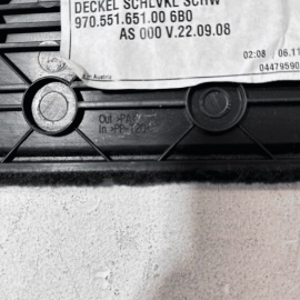 2010-2016 PORSCHE PANAMERA S TRUNK SAFETY WARNING TRIANGLE COVER TRIM OEM