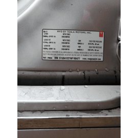 2012-2020 Tesla Model S Rear Passenger Side Door Opener Handle Bracket Trim