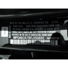 2011-2016 PORSCHE PANAMERA TRUNK LUGGAGE CARGO NET TIE DOWN HOOK TRIM OEM S