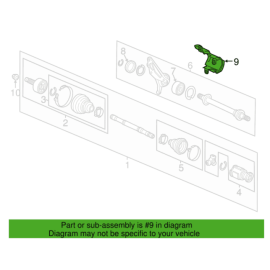 Front Passenger Side Axle Shaft Heat Shield Cover ACURA TLX 2015-2020 3.5L 