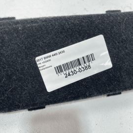 2017-2020 BMW 440I 430I M4 REAR RIGHT PASSENGER TRUNK TOOL COMPARTMENT COVE