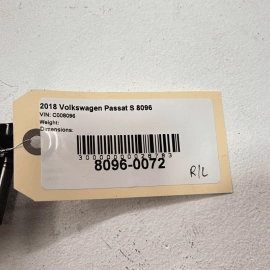 VW PASSAT 2012-2022 REAR LEFT DRIVER DOOR WINDOW B PILLAR APPLIQUE MOLDING 
