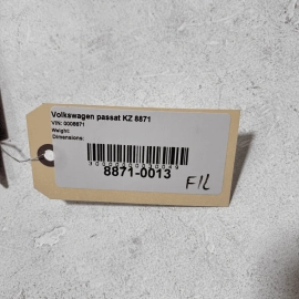 VW PASSAT 2012-2022 REAR LEFT DRIVER DOOR WINDOW C PILLAR APPLIQUE MOLDING 