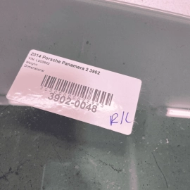 2010-2016 Porsche Panamera Rear Left Driver Side Door Window Glass OEM