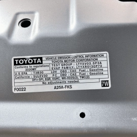 2018-2023 Toyota Camry Hood Bonnet Shell Cover Panel OEM Silver 1J9