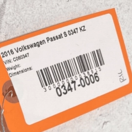 VOLKSWAGEN PASSAT 2012-2022 REAR LEFT DRIVER SIDE EXTERIOR DOOR HANDLE BASE
