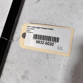 VOLKSWAGEN PASSAT 2012-19 REAR PASSENGER DOOR WINDOW BELT WEATHERSTRIP SEAL