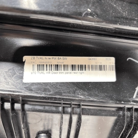 2010-11-12-2016 PORSCHE PANAMERA  INTERIOR DOOR PANEL TRIM COVER REAR RIGHT