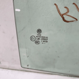 VOLKSWAGEN PASSAT 2012-2022 REAR PASSENGER RIGHT SIDE DOOR WINDOW GLASS OEM
