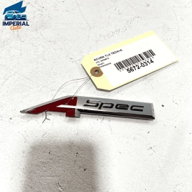 ACURA TLX A-SPEC 2018-2020 FRONT PASSENGER FENDER BADGE LOGO SPORT EMBLEM O