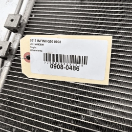 2016 - 2018 Infiniti Q50 2.0L AWD AC A/C Air Conditioning Condenser Core OE