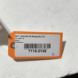 2017 JAGUAR XE RIGHT PASSENGER SIDE B PILLAR UPPER TRIM COVER PANEL OEM