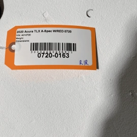 ACURA TLX A-SPEC 2018-20 REAR PASSENGER SIDE DOOR STEP SCUFF SILL LOWER TRI