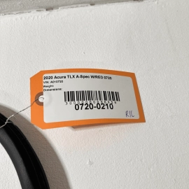 ACURA TLX 2018-2020 REAR LEFT DRIVER SIDE DOOR BODY WEATHERSTRIP SEAL OEM