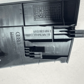 2017-2020 AUDI Q7 REAR 2ND ROW RIGHT SEAT TRACK TRIM COVER OEM 4M0883686E