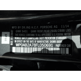 2011-12-2013-2014-15-2016 Porsche Panamera S Front Right Seat Cushion Motor