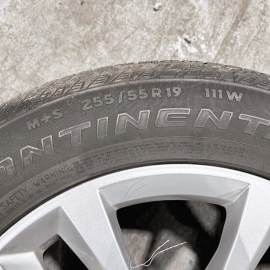 WHEEL RIM TIRE E-8.5Jx19H2 ET28 255/55 R19 CONTINENTAL 1PCS 2018 AUDI Q7 OE