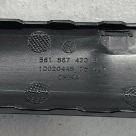 2012-16 VOLKSWAGEN PASSAT REAR RIGHT PASSENGER DOOR MOLDING TRIM OEM