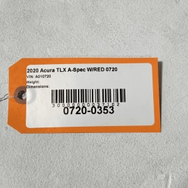 FRONT BUMPER PARK AID ASSIST PARKING SENSOR 2018-2020 ACURA TLX OEM