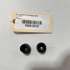 AUDI Q7 Q5 12 VOLT ACCESSORY POWER OUTLET COVER PLUG 2 PCS 2017-2019 OEM