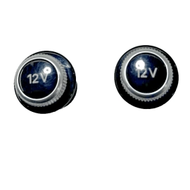 AUDI Q7 Q5 12 VOLT ACCESSORY POWER OUTLET COVER PLUG 2 PCS 2017-2019 OEM