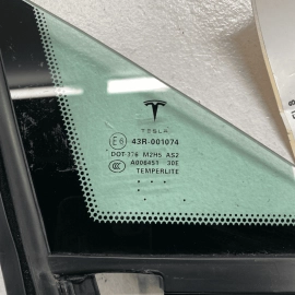 2012-20 Tesla Model S Front Passenger Side Door Window Corner Fixed Glass R