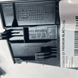 2017 - 2019 AUDI Q7 REAR LEFT DRIVER SIDE INNER SEAT RAIL TRIM COVER OEM