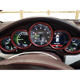 FRONT LEFT DRIVER INTERIOR DOOR HANDLE TRIM COVER 2010-16 PORSCHE PANAMERA 