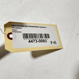 2012-2016 PORSCHE PANAMERA S HYBRID FRONT RIGHT DOOR QUARTER WINDOW GLASS O