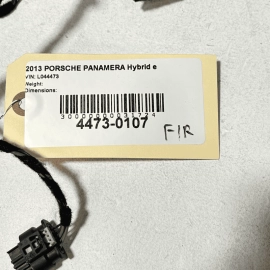 14 PORSCHE PANAMERA S HYBRID Front Right Passenger Door Wire Wiring Harness