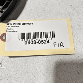 Infiniti Q50 2014-20 Front Right Passenger Side Seat Lower Inner Trim Cover Infiniti Q50 2014-20 Front Right Passenger Side Seat Lower Inner Trim Cover
