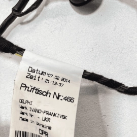 2014 PORSCHE CAYENNE REAR RIGHT PASSENGER SIDE DOOR WIRE WIRING HARNESS OEM