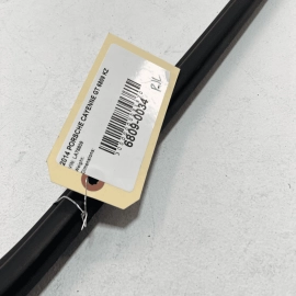 2011-2018 PORSCHE CAYENNE REAR LEFT DRIVER SIDE DOOR WINDOW FRAME TRIM COVE