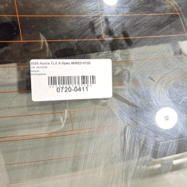 ACURA TLX REAR BACK WINDSCREEN WINDSHIELD WINDOW GLASS OEM 2015-2020