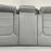 2017-2018 VOLKSWAGEN PASSAT REAR LOWER SEAT BOTTOM CUSHION GRAY OEM