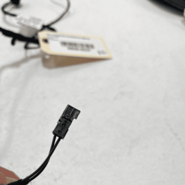 Porsche Cayenne 11-18 Rear Driver Side Door Wire Plug Harness Loom Cable OE