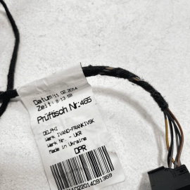 Porsche Cayenne 11-18 Rear Driver Side Door Wire Plug Harness Loom Cable OE Porsche Cayenne 11-18 Rear Driver Side Door Wire Plug Harness Loom Cable OE