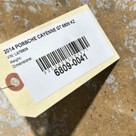 2013-2018 PORSCHE CAYENNE GTS 4.8L AWD REAR DIFFERENTIAL AXLE CARRIER OEM