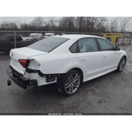 Rear Left Side Exterior Door Handle Color White Volkswagen Passat 2012-2019