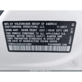 12-22 VOLKSWAGEN PASSAT FRONT DRIVER SIDE DOOR TRUNK LID OPEN RELEASE SWITC
