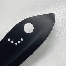 17-20 Tesla Model S Front Right Passenger Seat Outer Switch Cover Panel Tri