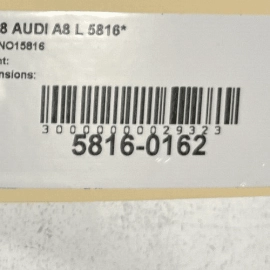 AUDI A8 L QUATTRO 2011-2018 REAR CENTER SEAT CHILD RESTRAINT HOOK CAP COVER